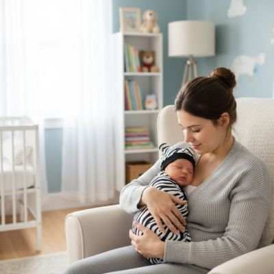 bébé dort paisiblement avec couverture d emmaillotage