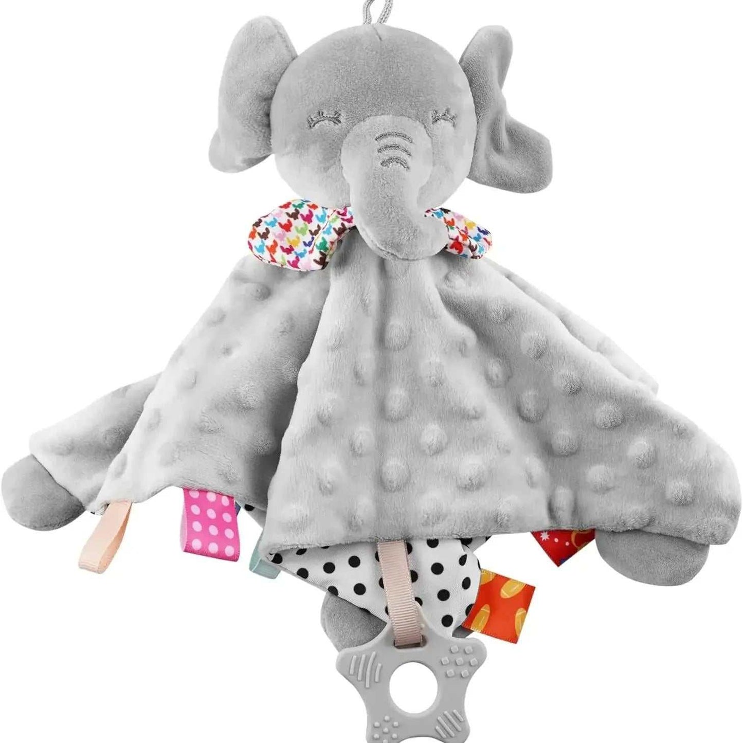doudou bebe elephant gris