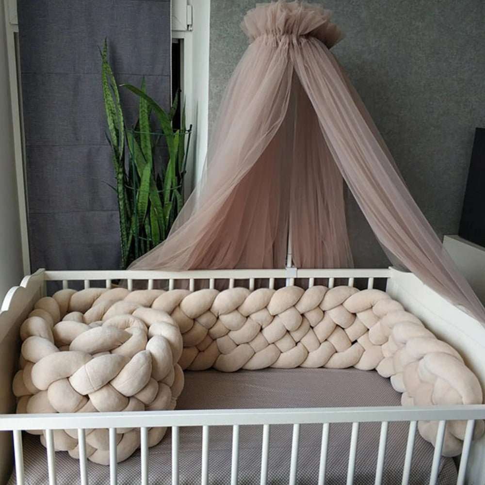 Tour de lit tressé beige 6brins securiter confort