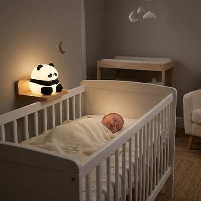 veilleuse bébé pandas