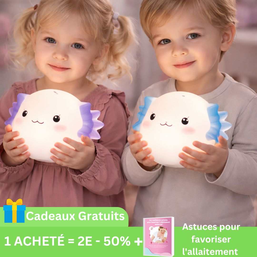 veilleuse Axolotl