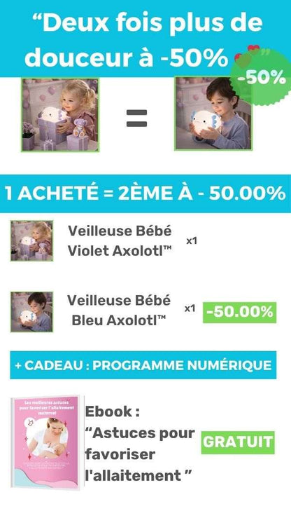 veilleuse Axolotl