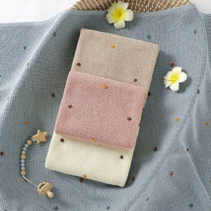 Couverture bebe tricot
