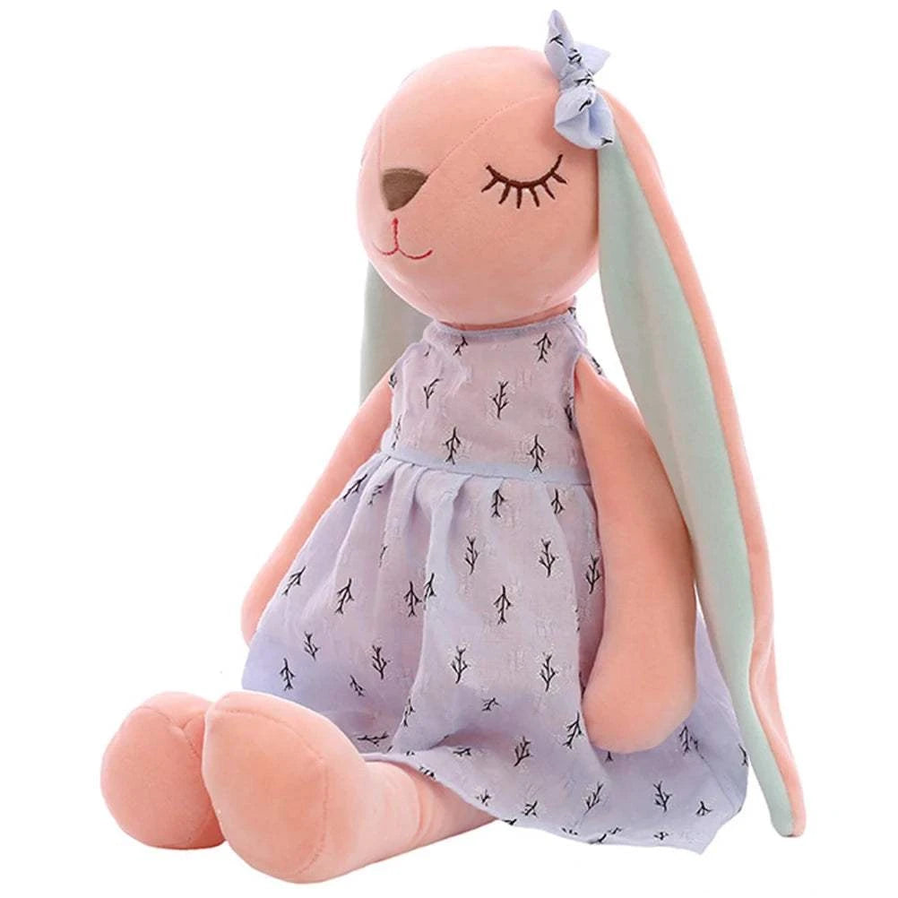 Peluche lapin bleu