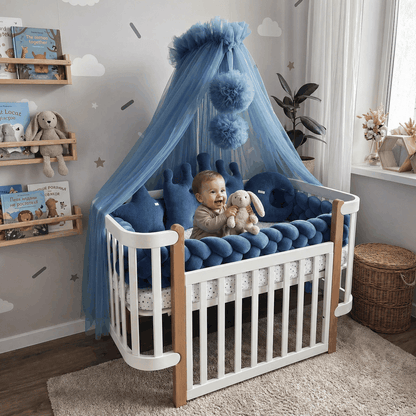 Tresse de lit bébé | Doudoux 4 brins