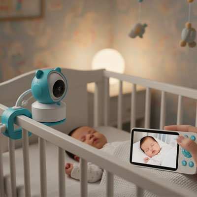 Camera bébé HD Vision nocturne - 