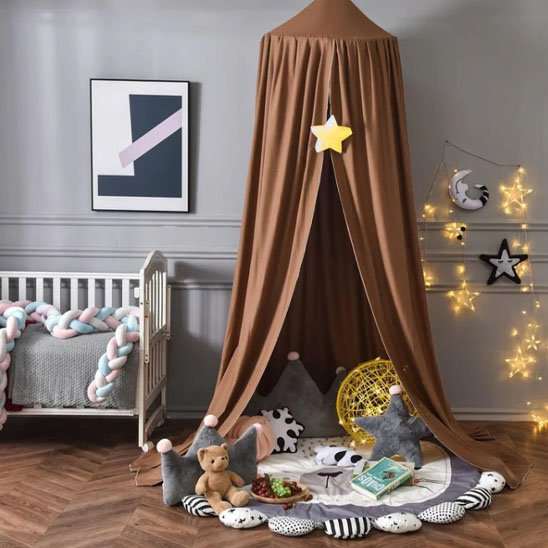 Ciel de lit bébé decoration et bien être