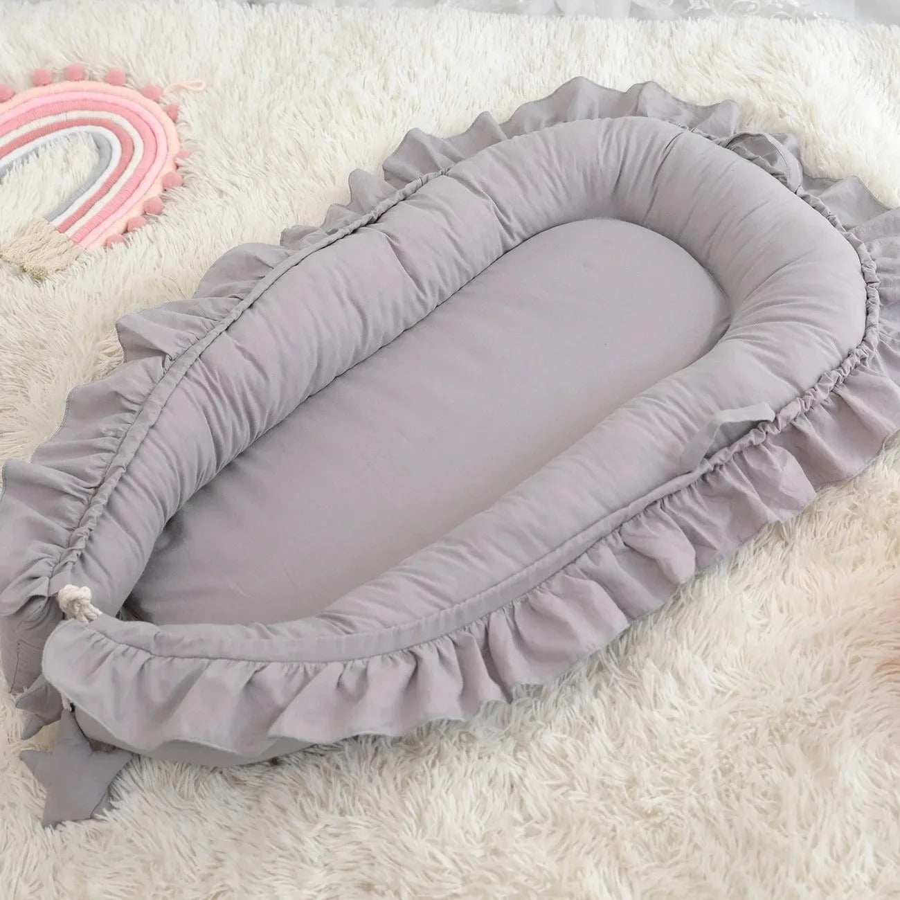 cocon bébé grège