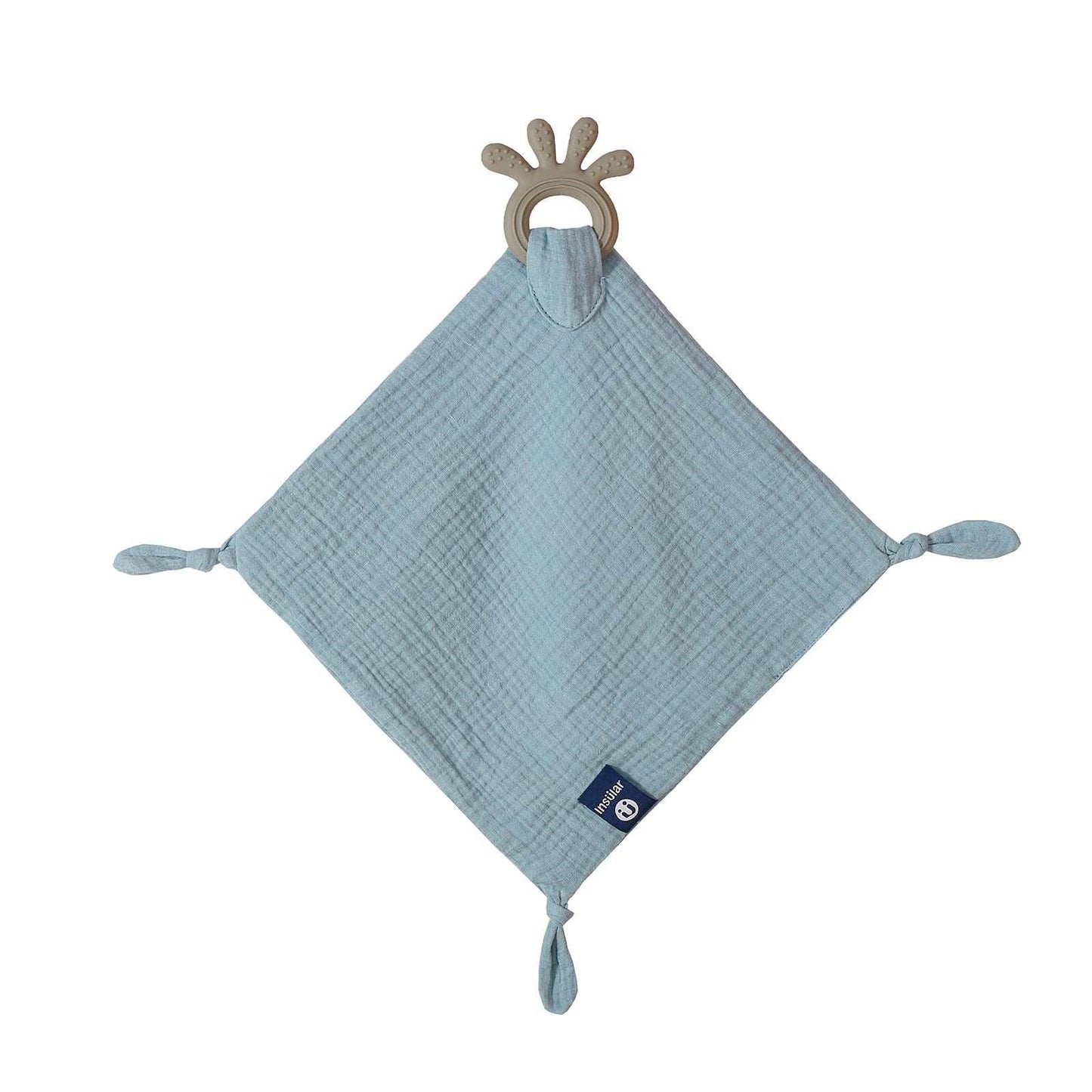 doudou bébé bleu