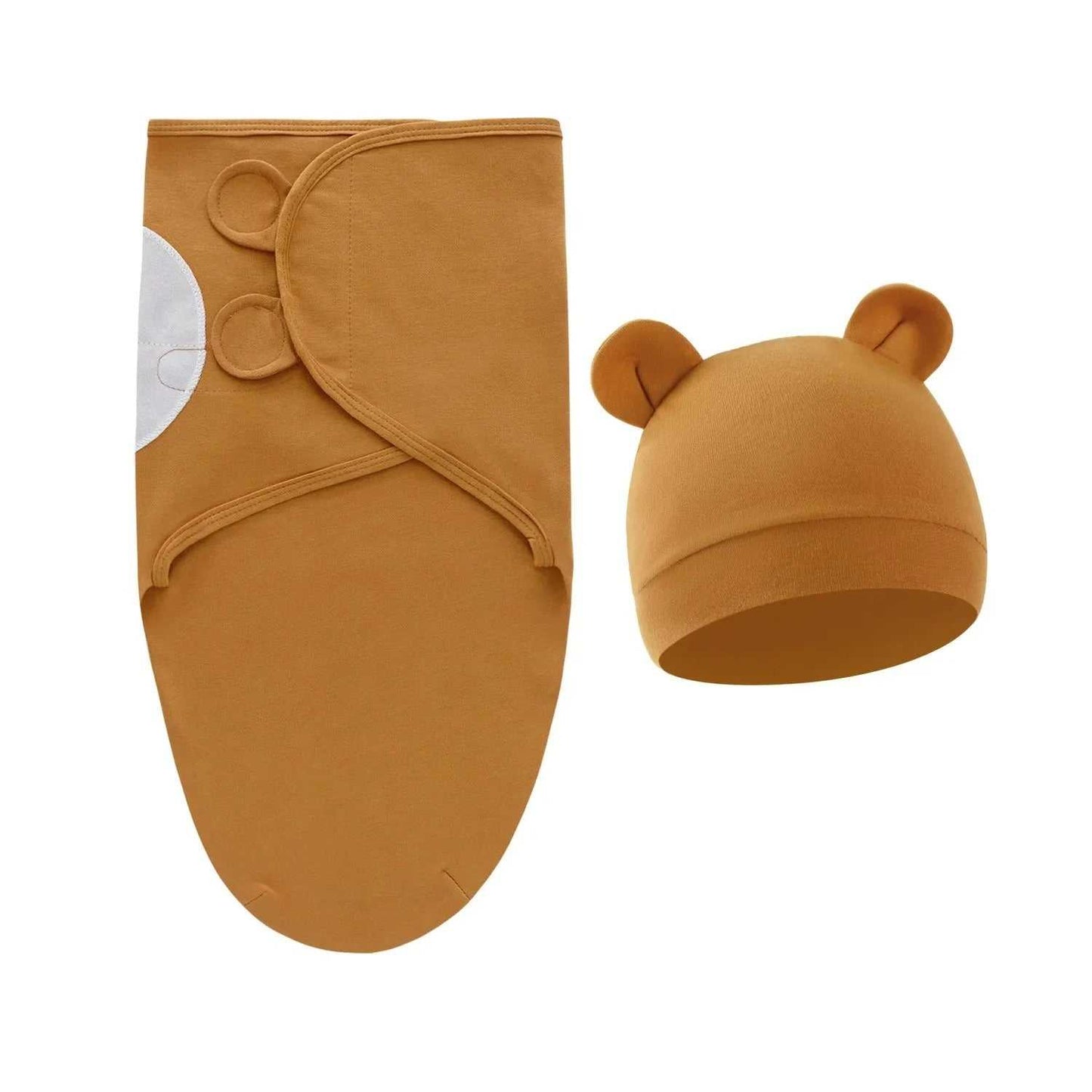 emmaillotage couverture marron