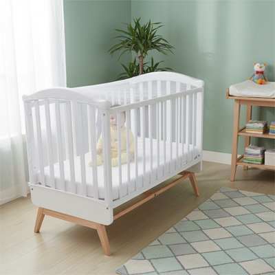 Moustiquaire lit bébé blanc