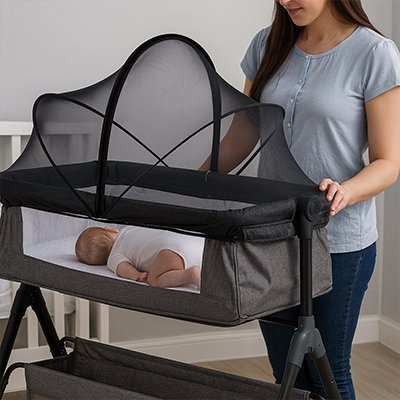 Moustiquaires lit bebe protege contre les moustiques