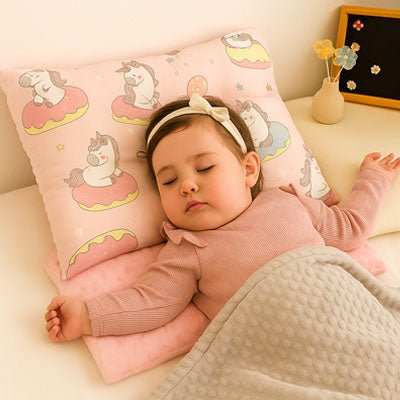 Oreiller enfant ergonomique licorne