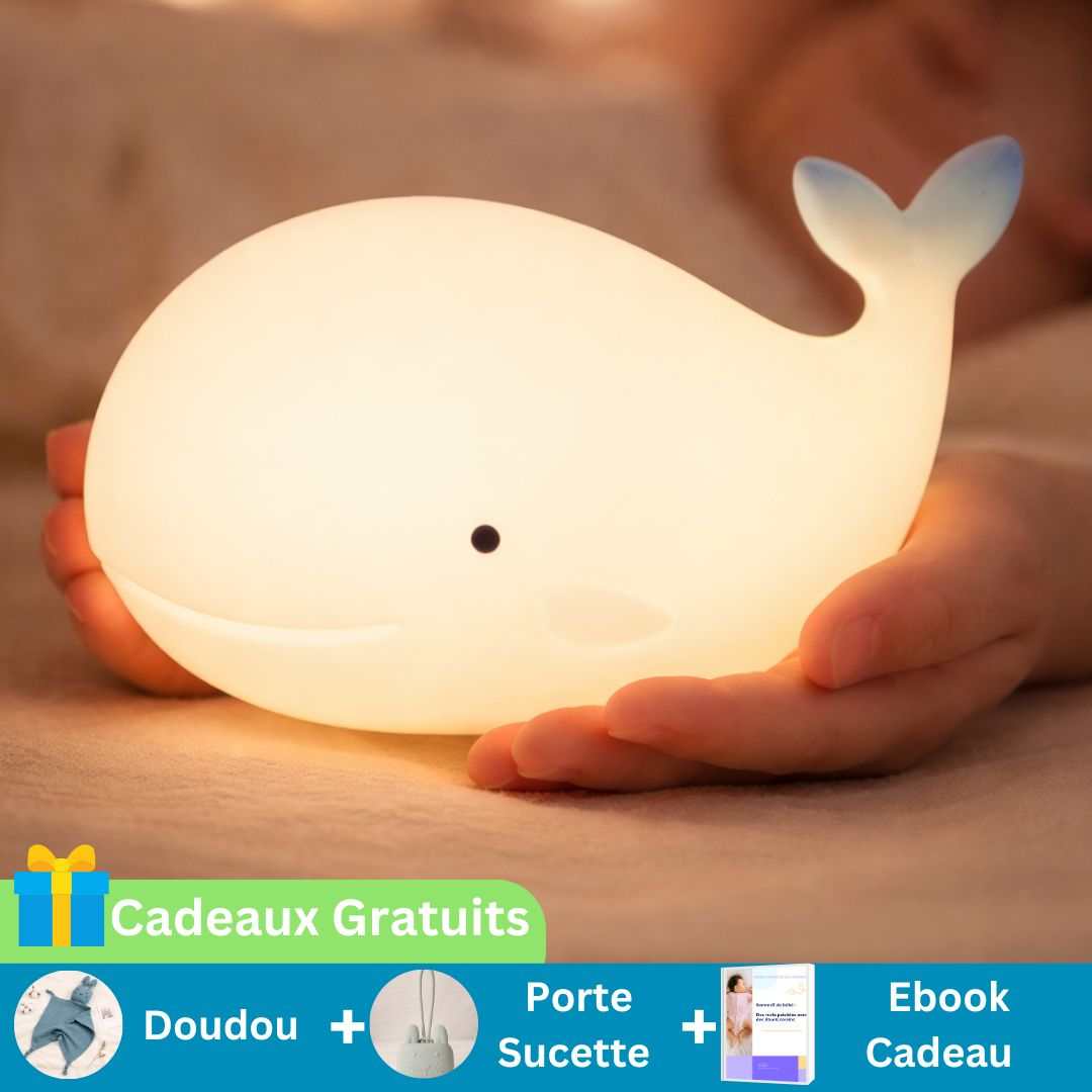 pack cadeaux veilleuse doudou porte tétine