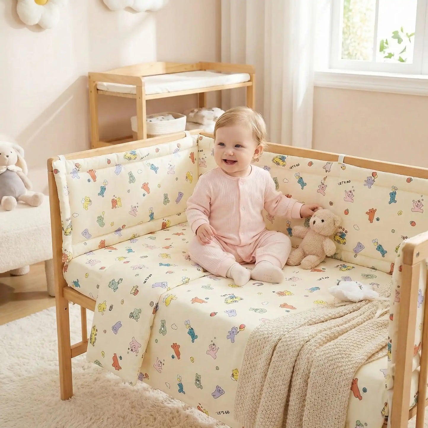 Tour de Lit Ourson | Douceur Sécurisante