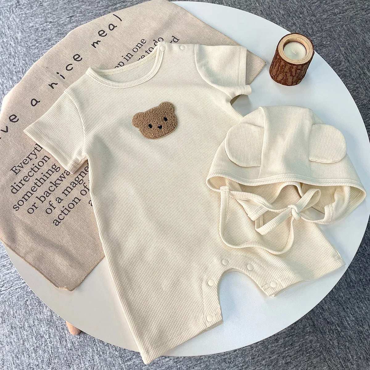 pyjama bébé beige