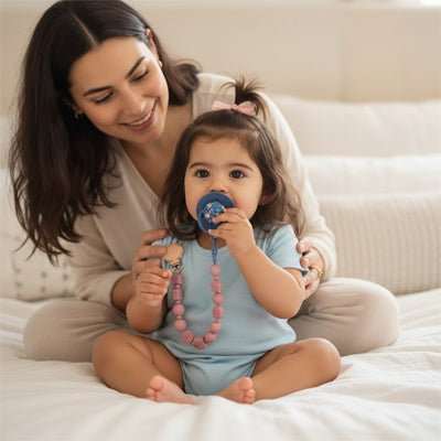 Tétine bébé physiologique bleu