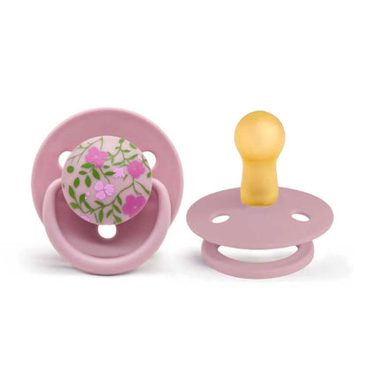 Tétine bébé physiologique motif fleur