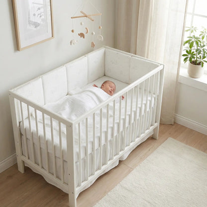 tour de lit blanc elephant douceur