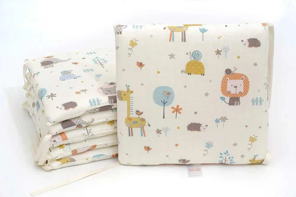 tour de lit bebe coton avec accroche