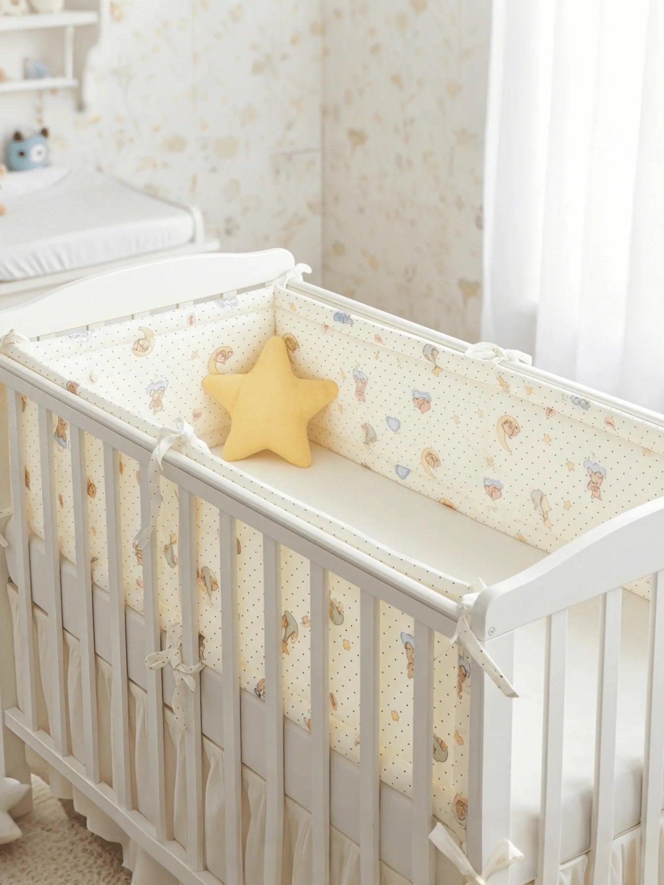 belle decoration tour de lit ourson