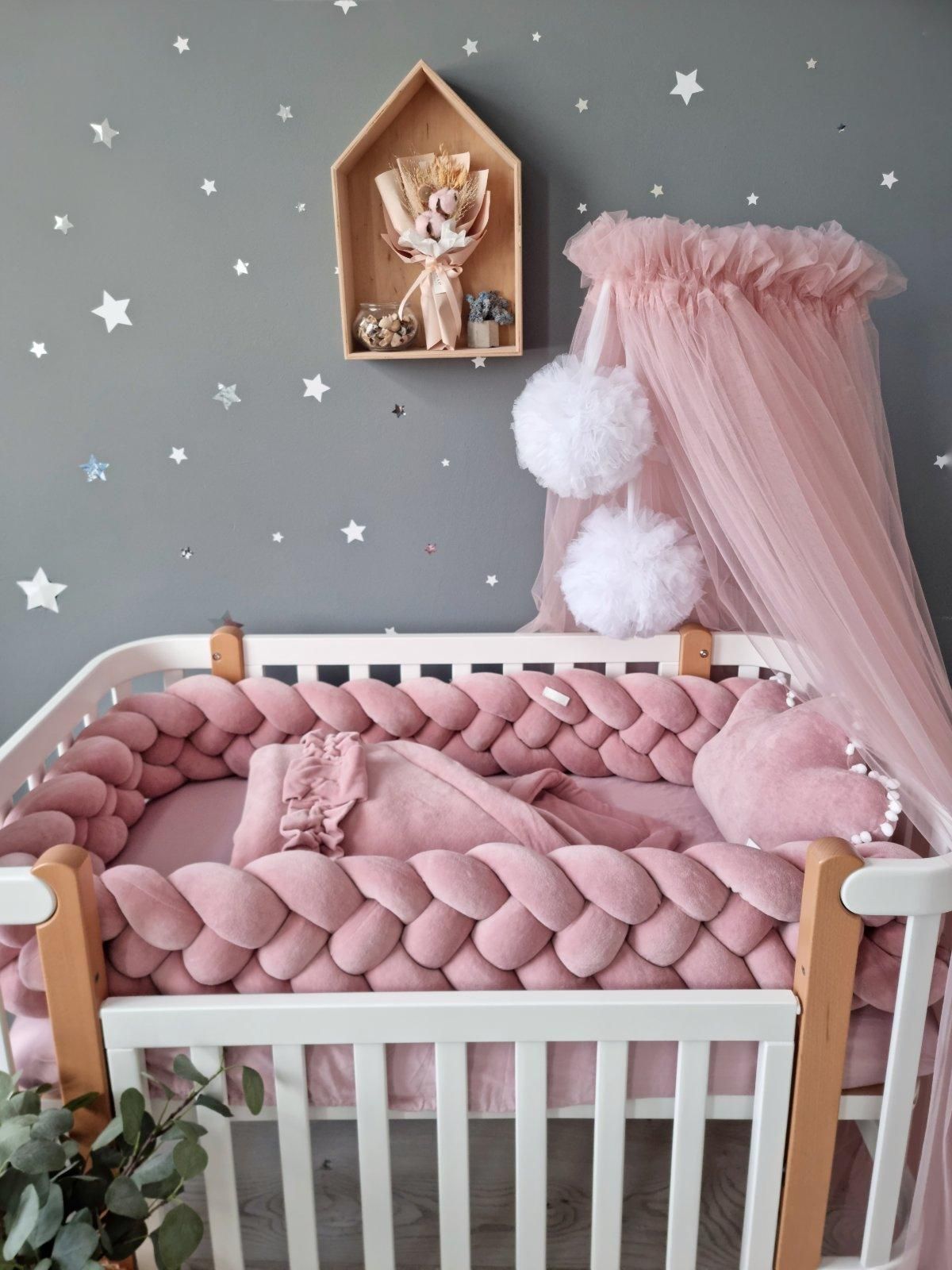 Tour de lit tressé | design et confort 6Brins - Baby Natura