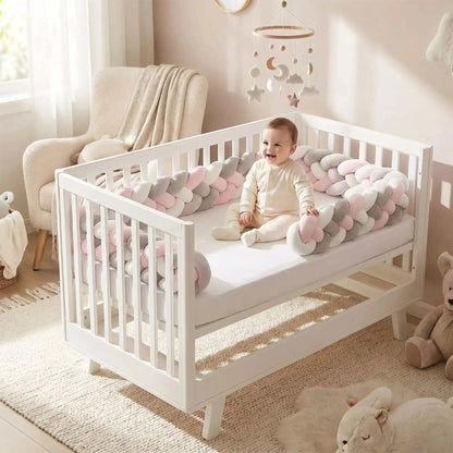 tresse de lit bébé enfant assis dans son lit