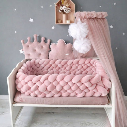 Tresse de lit rose 6brins sommeil sans chocs