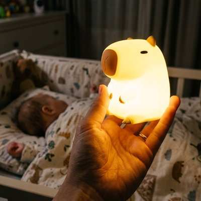 Veilleuse bébé capybara