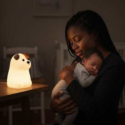Veilleuse bébé des moment de calme