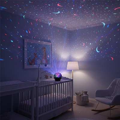 Veilleuse projection  pour un sommeil paisible